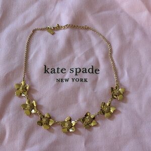 Kate Spade Gold Floral Necklace